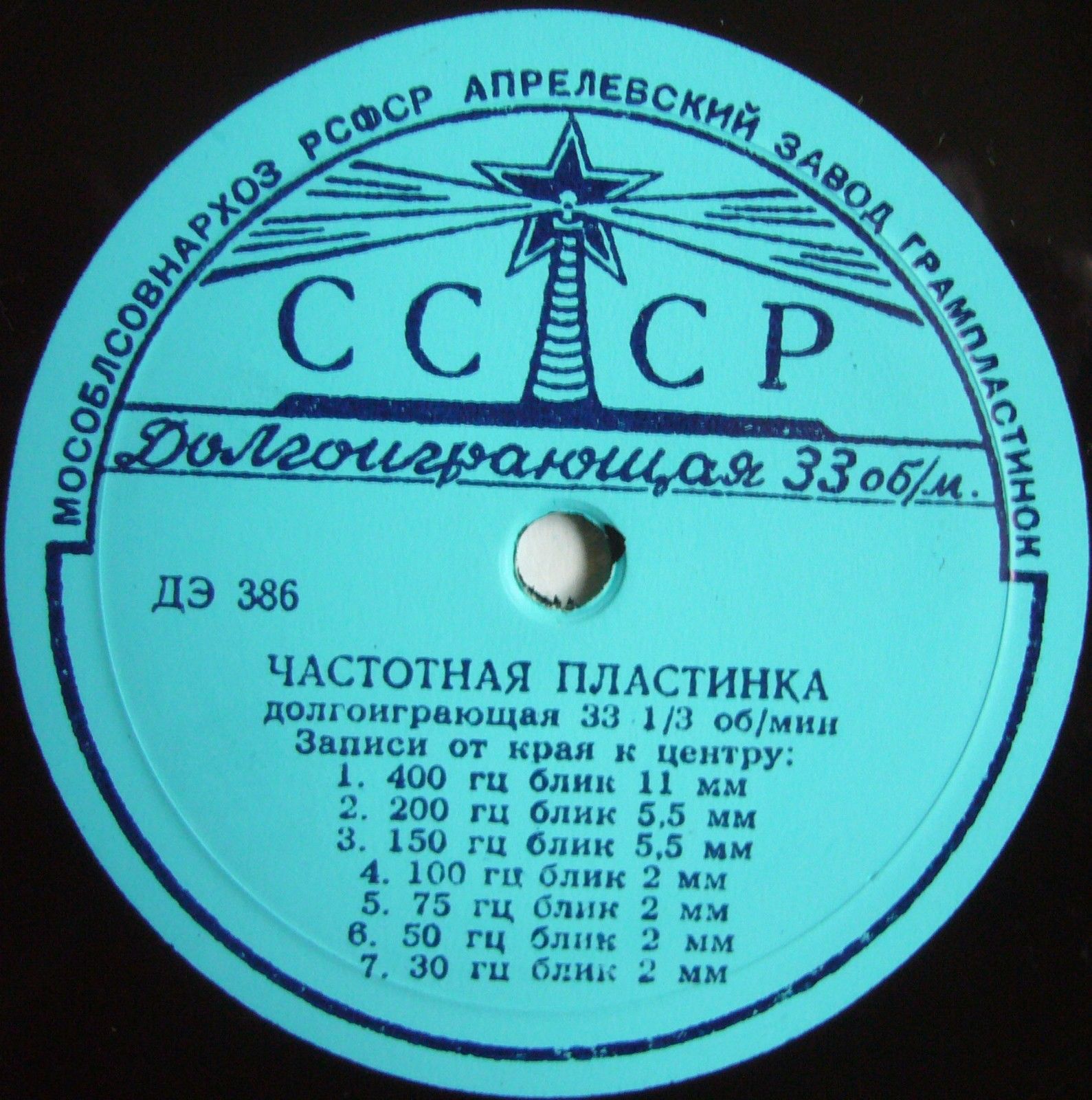 Частотная пластинка