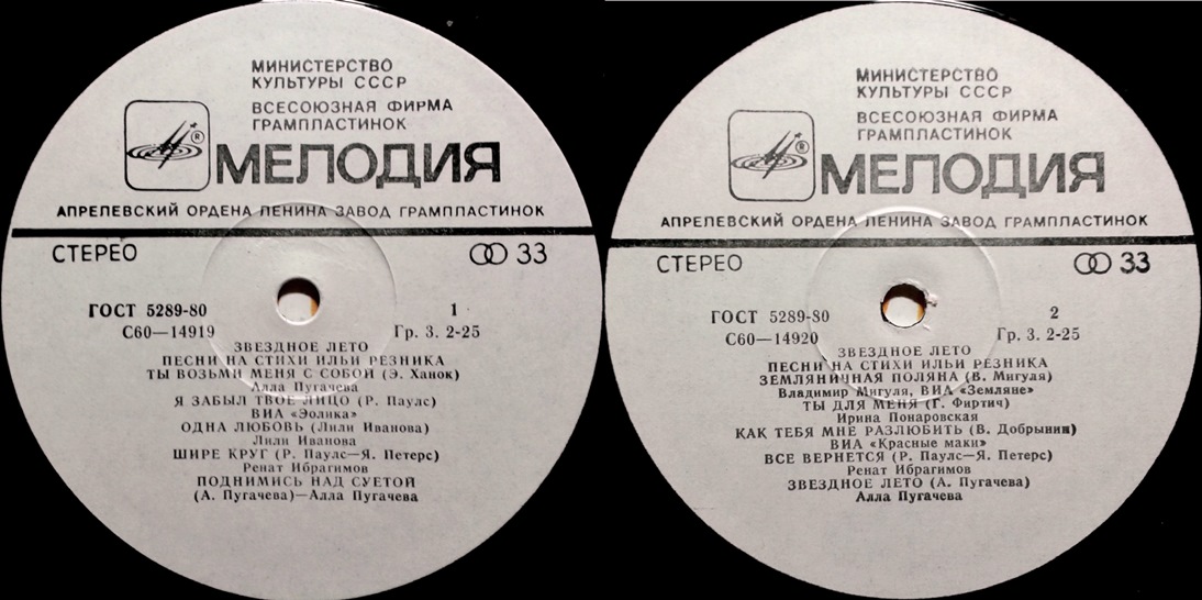 Звездное лето. Песни на стихи Ильи Резника