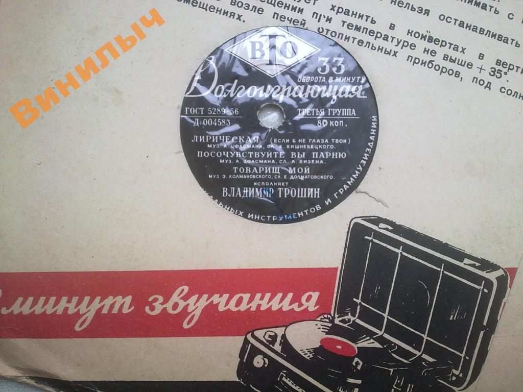 Поёт Владимир Трошин