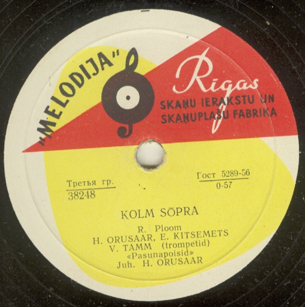 Духовой ансамбль "Пасуна пойсид" под рук. Х. Орусаара – Сельские качели / Полька