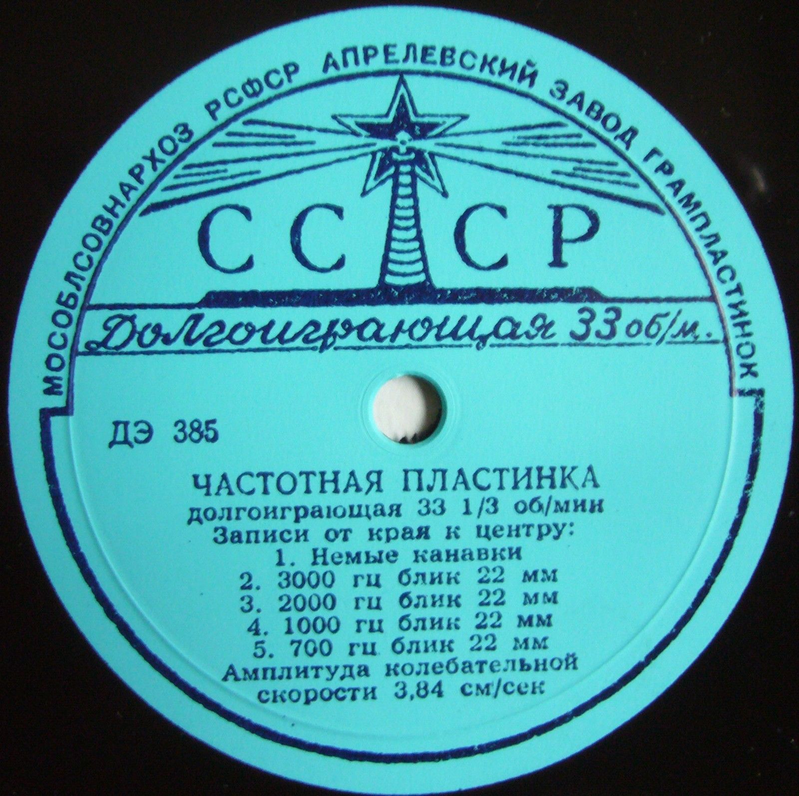 Частотная пластинка