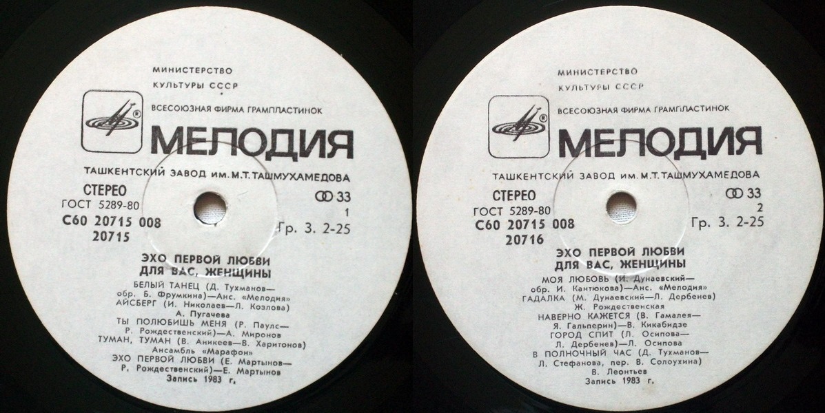 Для вас, женщины! Эхо первой любви