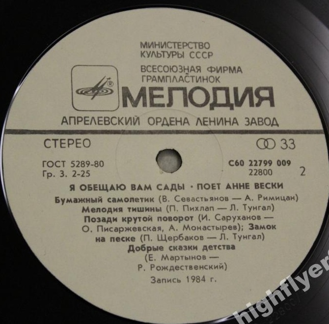 Анне Вески - Я обещаю вам сады