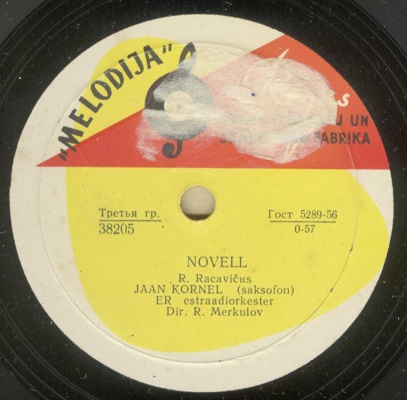 ЭСТРАДНЫЙ ОРКЕСТР ЭСТОНСКОГО РАДИО п/у Р. МЕРКУЛОВА