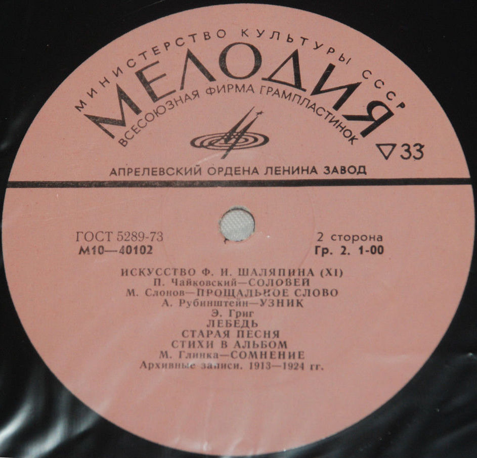 Искусство Ф. И. Шаляпина (XI)