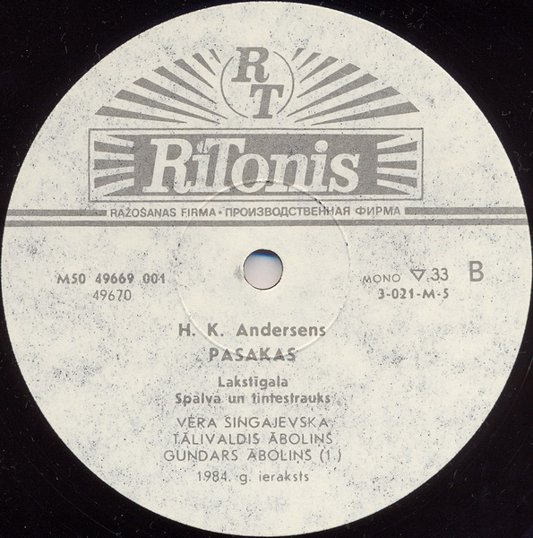 H. K. Andersens ‎– Pasakas