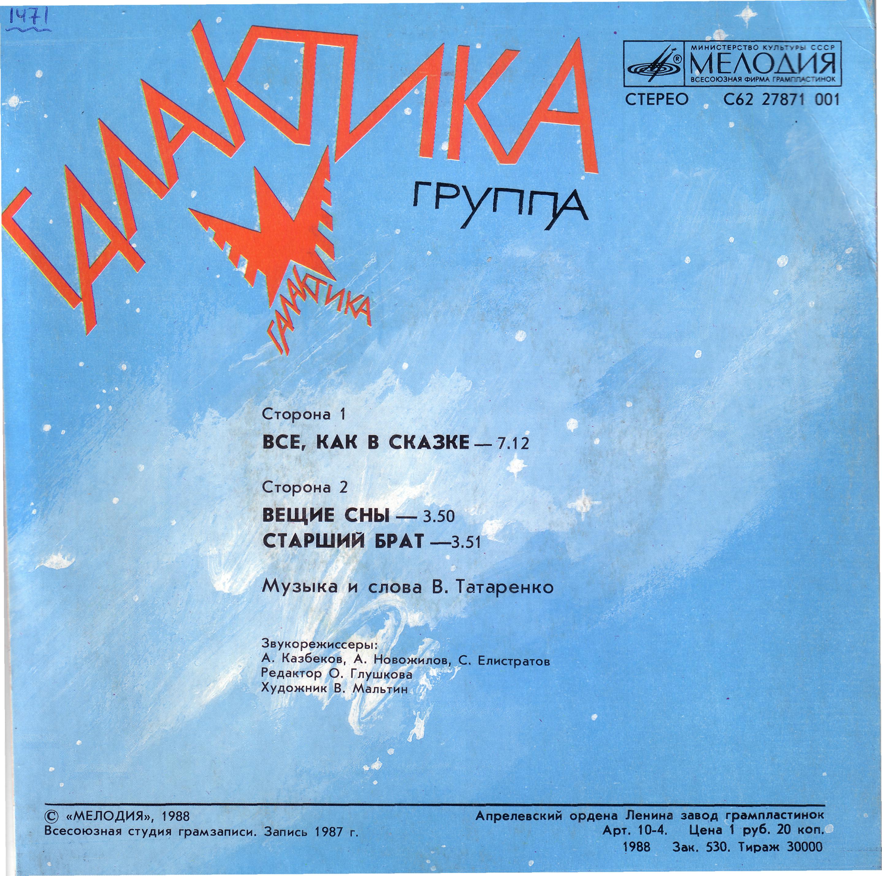 ГРУППА «ГАЛАКТИКА»