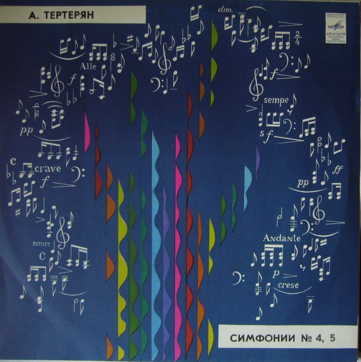 Авет Тертерян: Симфонии № 4 и 5 (Г. Рождественский)