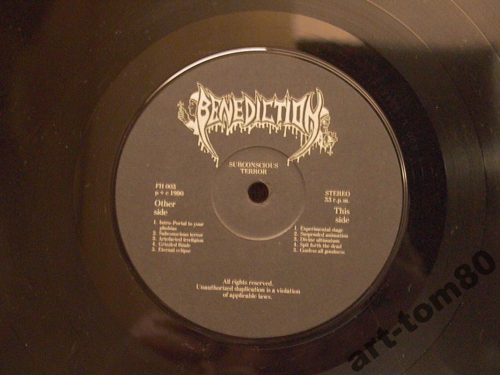 BENEDICTION «Subconscious Terror»