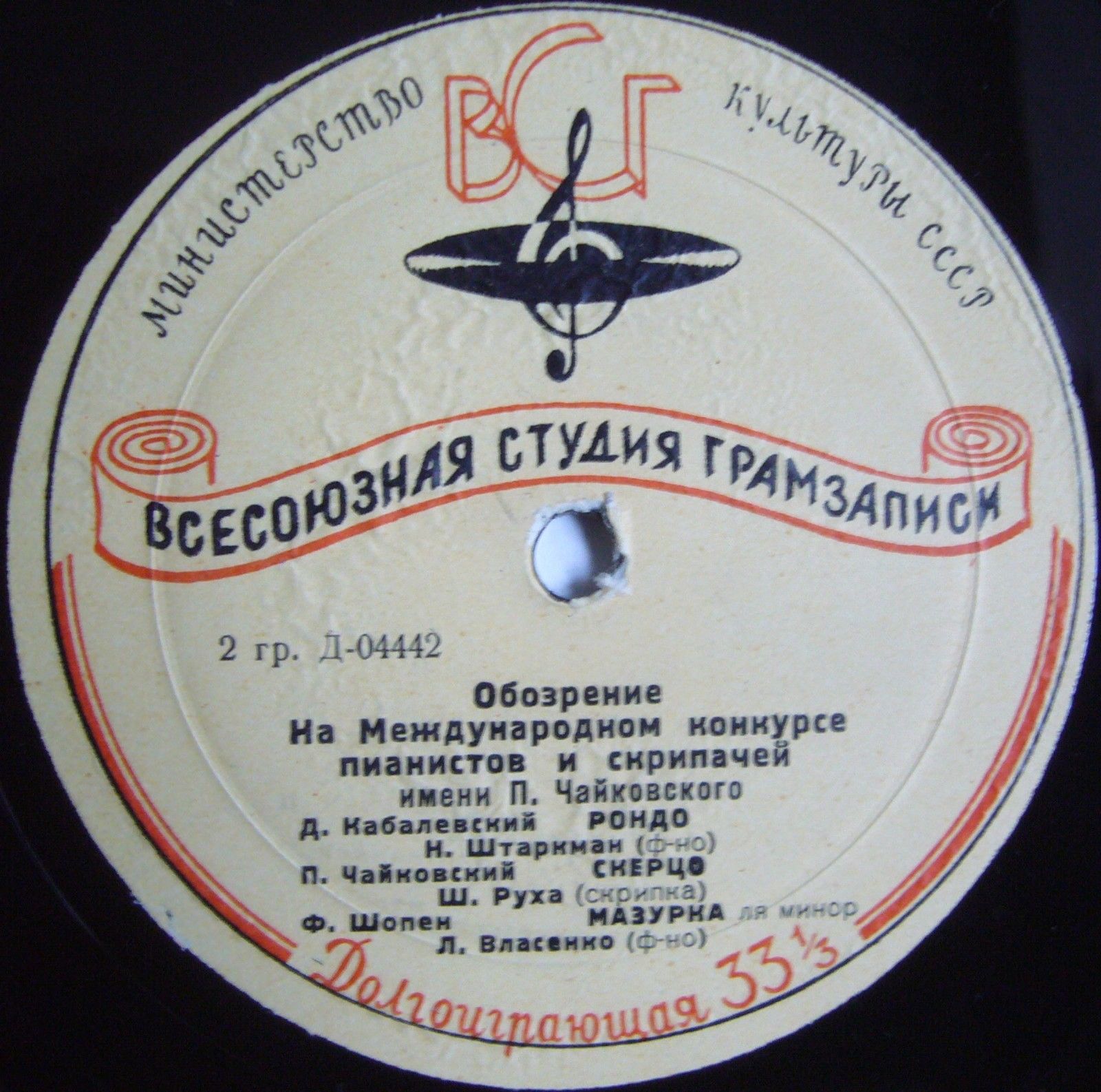 На Первом Международном конкурсе им. П. И. Чайковского, обозрение (Москва, 1958 г.)