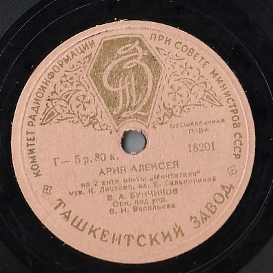 В. А. Бунчиков - Ария Алексея / Дуэт Павла и Алексея