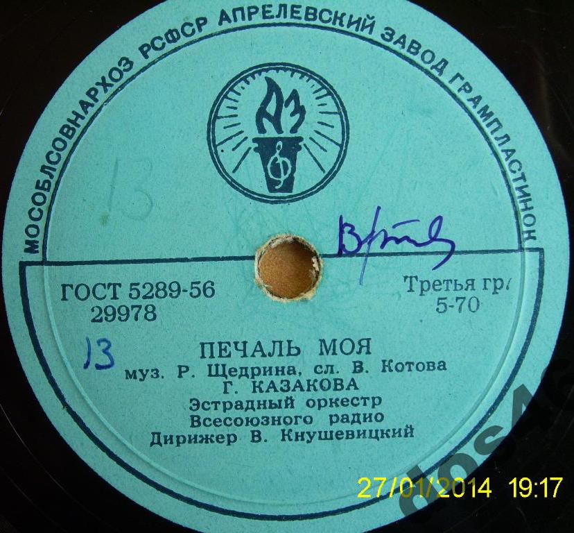 Печаль моя / Весёлый охотник