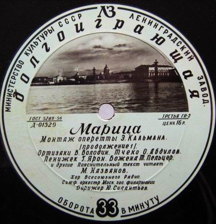 Э. Кальман: Марица, монтаж оперетты