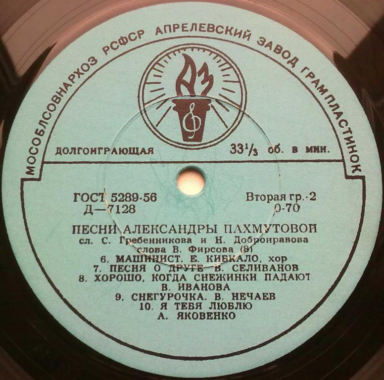 Песни Александры Пахмутовой