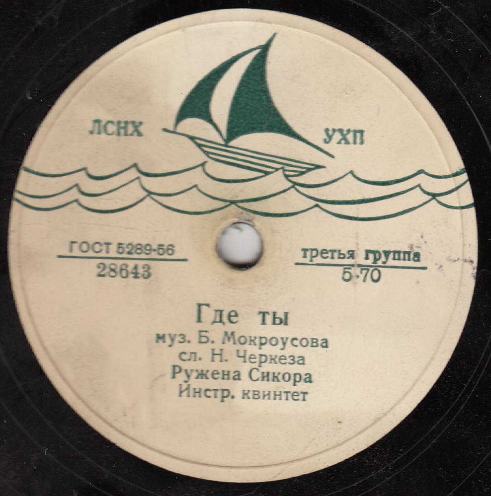 Ружена Сикора – Знакомые / Где ты