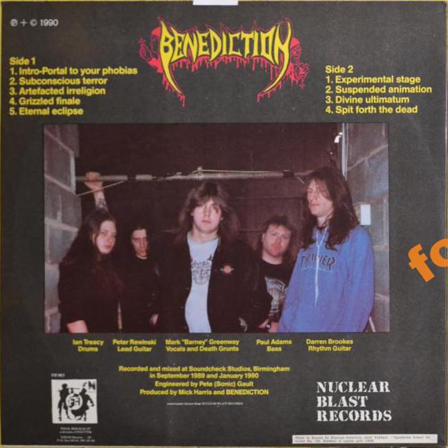 BENEDICTION «Subconscious Terror»