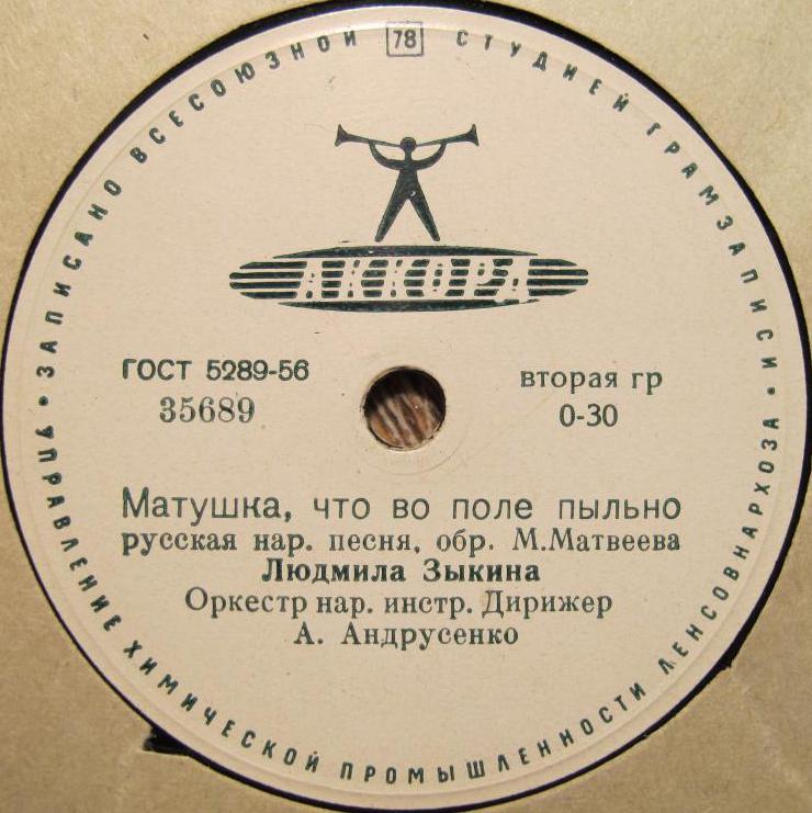 Л. Зыкина - Матушка, что во поле пыльно / Жду тебя