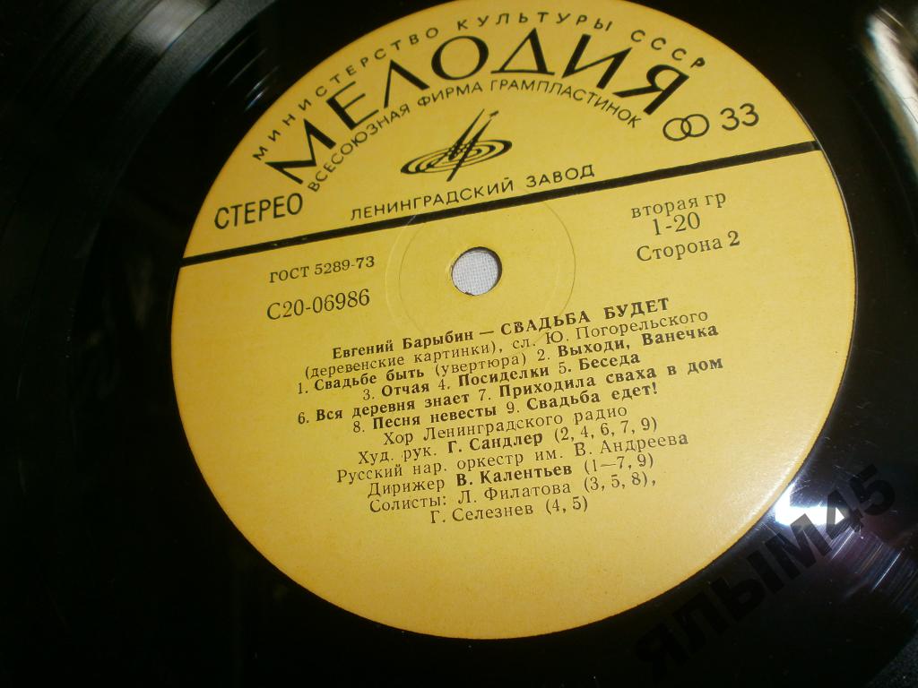 Н. ЛЕВИ - Русский север; Е. БАРЫБИН - Свадьба будет