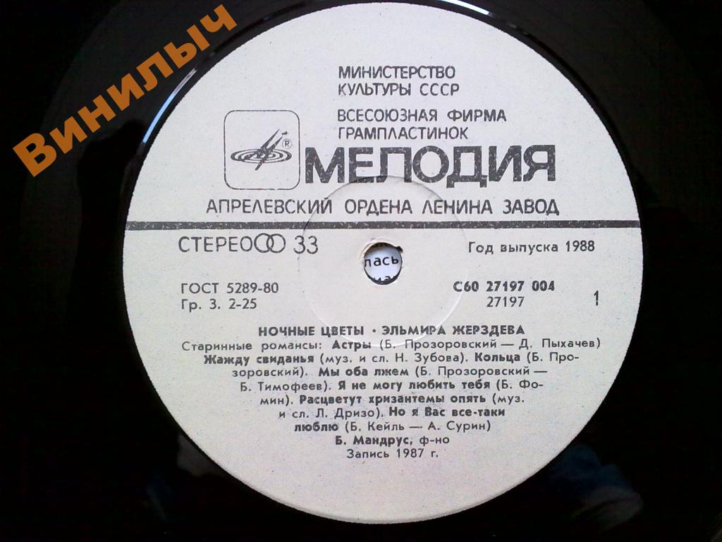 Эльмира Жерздева. «Ночные цветы» (старинные романсы)