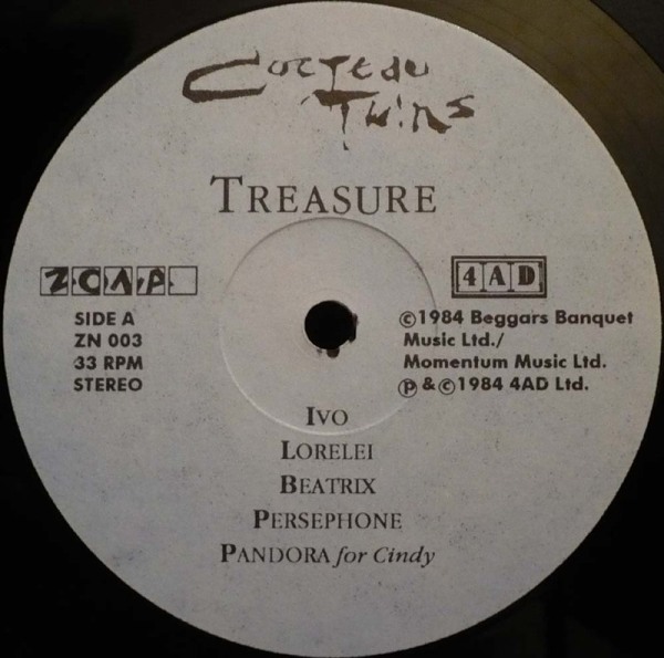 COCTEAU TWINS. Treasure