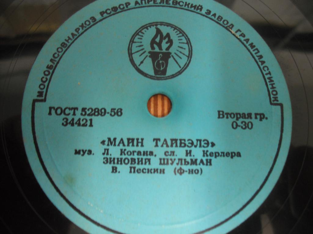 Майн тайбэлэ / Ан алтэ виглид - Зиновий Шульман