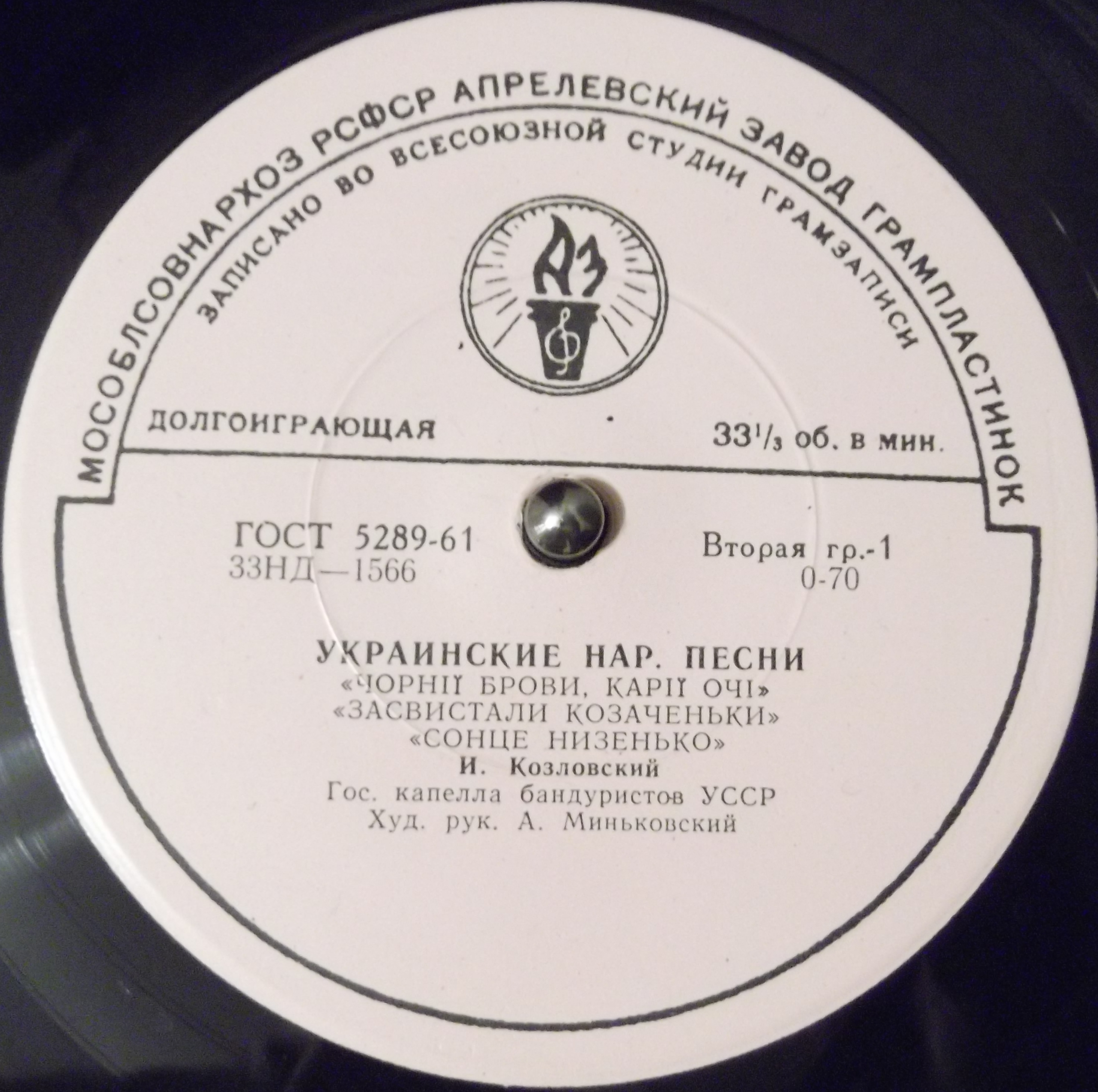 УКРАИНСКИЕ НАРОДНЫЕ ПЕСНИ