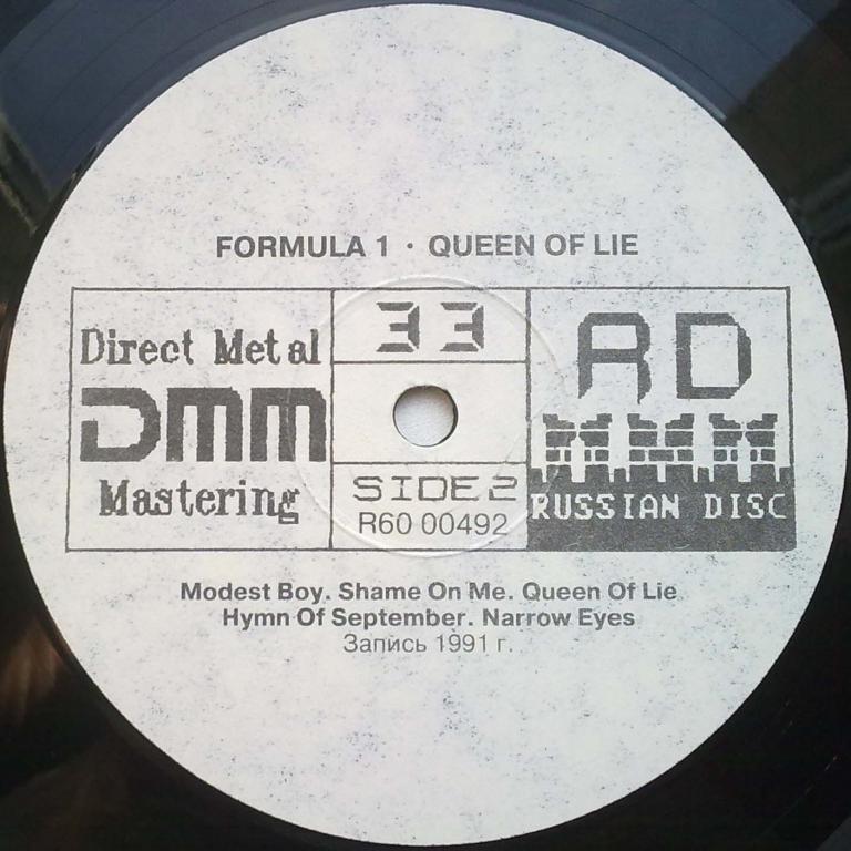 FORMULA 1 и Андрей КОЛЬЧУГИН: «Queen Of Lie»