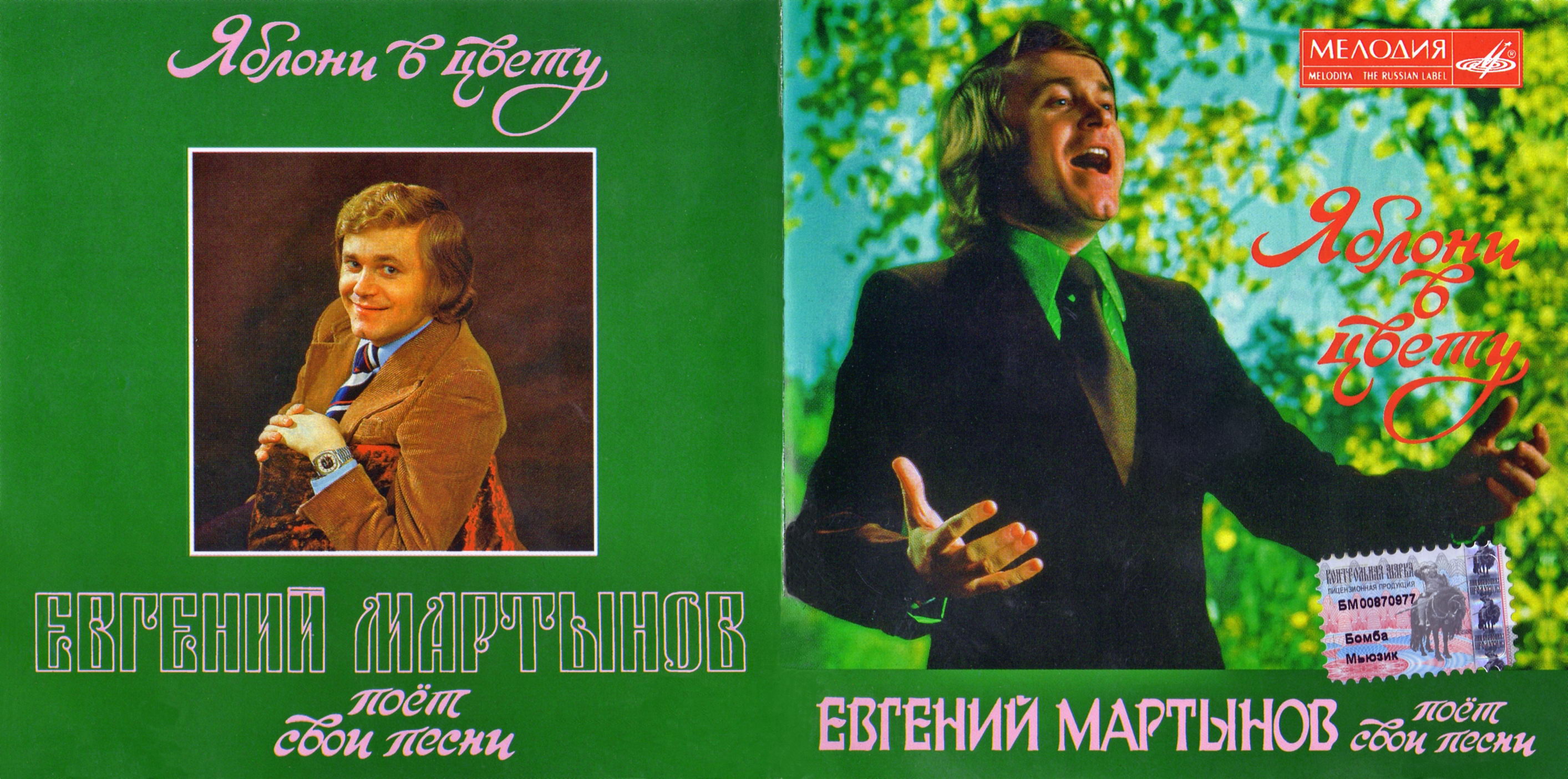 "Яблони в цвету". Евгений Мартынов поёт свои песни