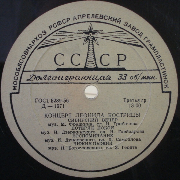 Концерт Леонида Кострицы