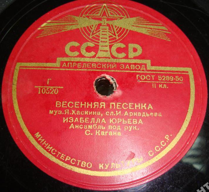 Изабелла Юрьева - Венгерская песня / Весенняя песенка