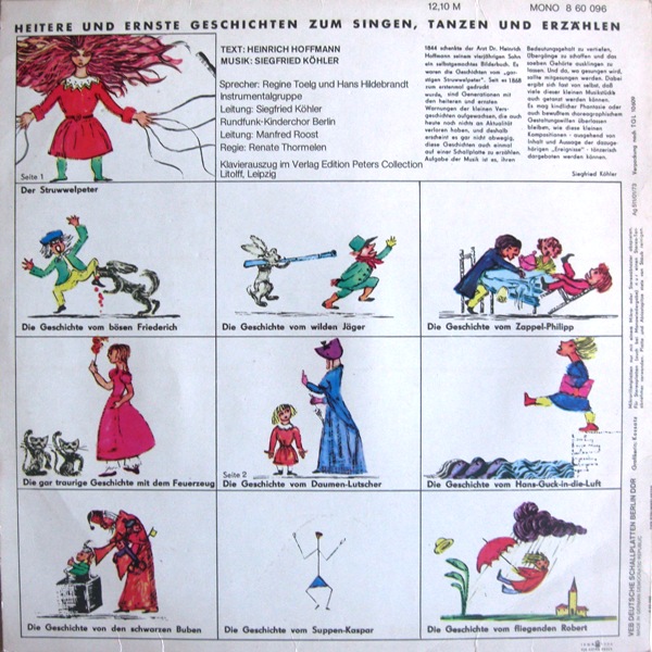 Heinrich Hoffmann - Der Struwwelpeter [по заказу немецкой фирмы LITERA, 8 60 096]