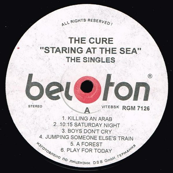 The CURE. Staring At The Sea