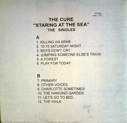 The CURE. Staring At The Sea