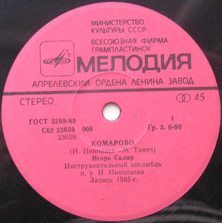 По вашим письмам. Игорь Скляр / Валерий Леонтьев