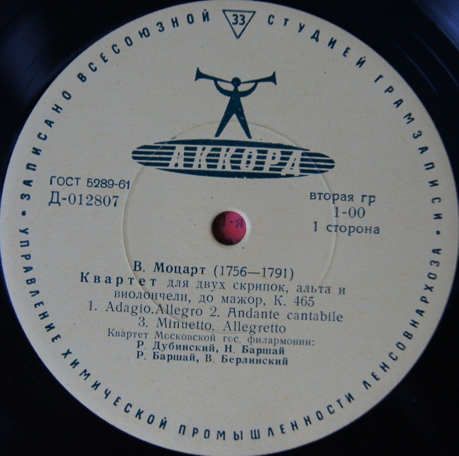 В. Моцарт: Квартеты