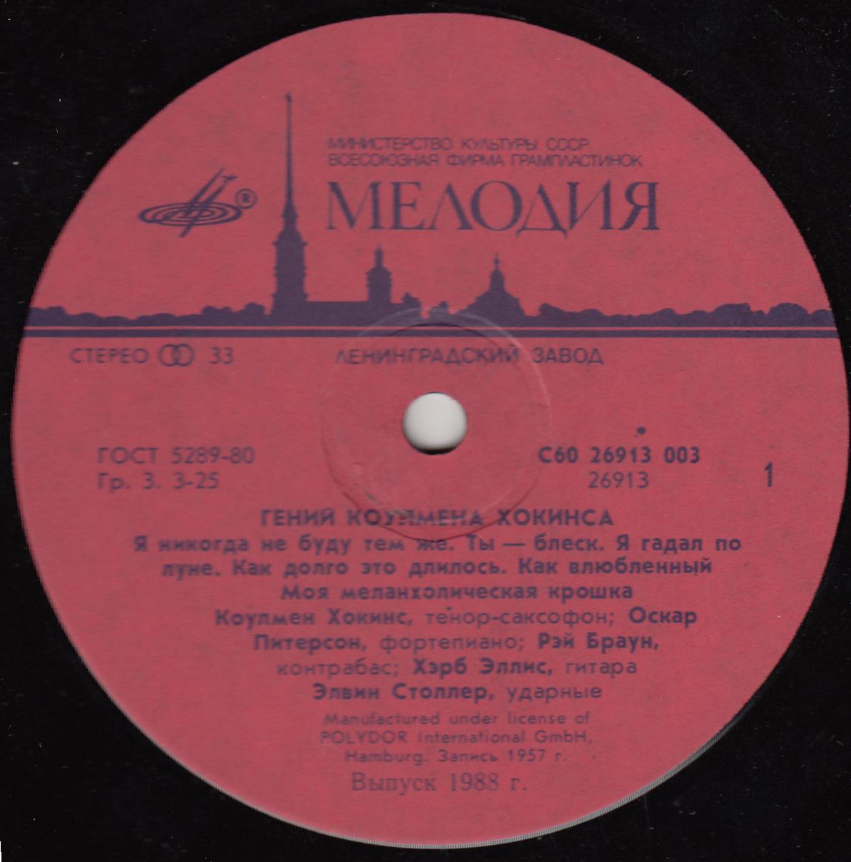 Гений Коулмена Хокинса