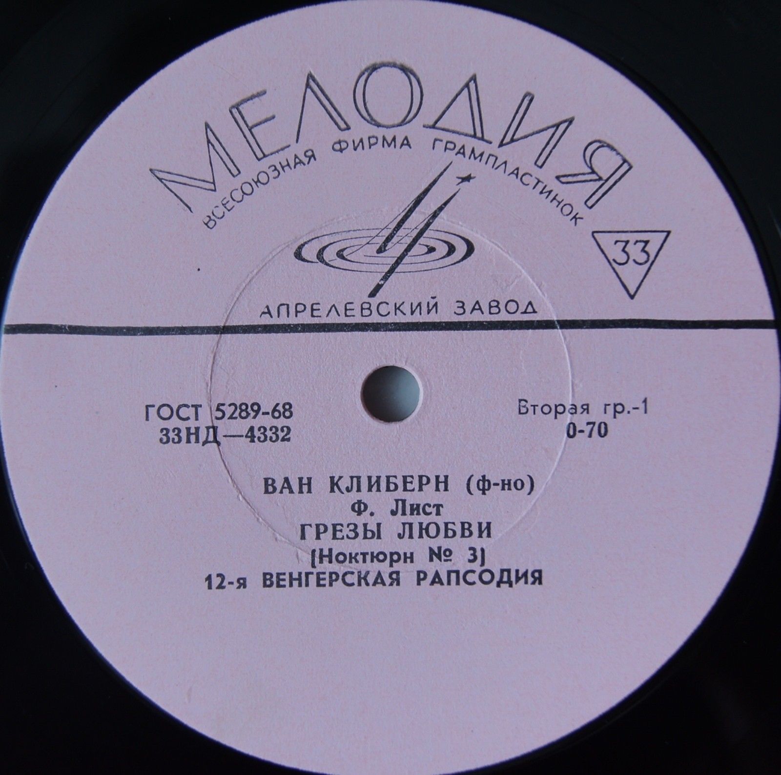 Лауреаты международного конкурса имени П. Чайковского. Ван Клиберн (ф-но)