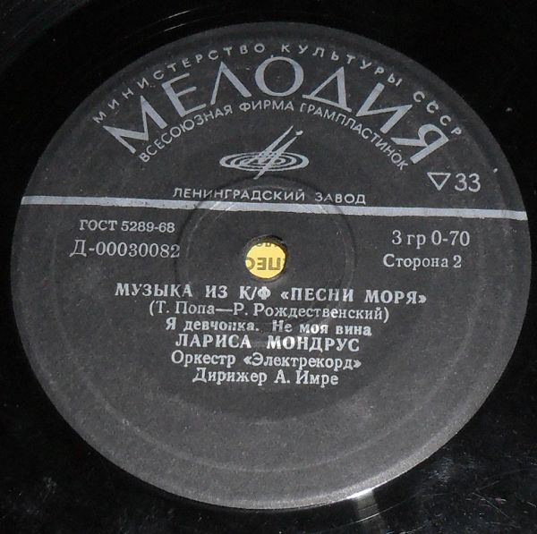 Музыка из кинофильма "Песни моря"