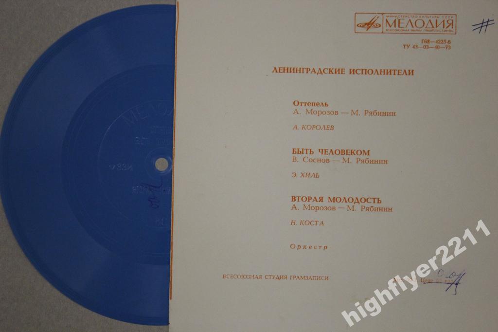 Ленинградские исполнители