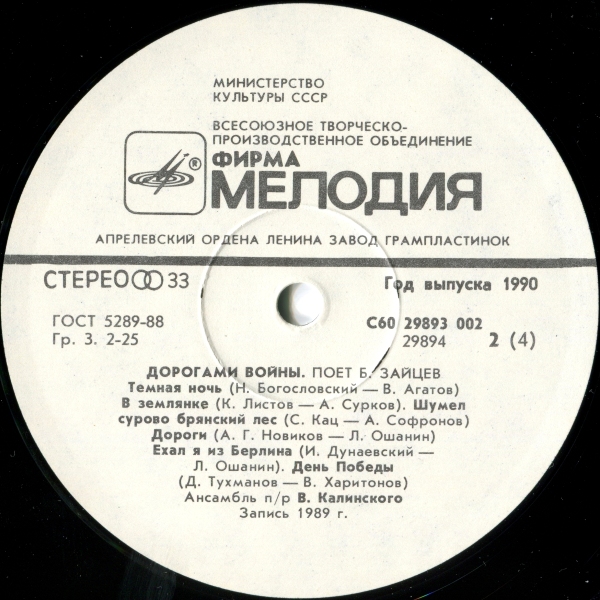 ЗАЙЦЕВ Борис. Дорогами войны