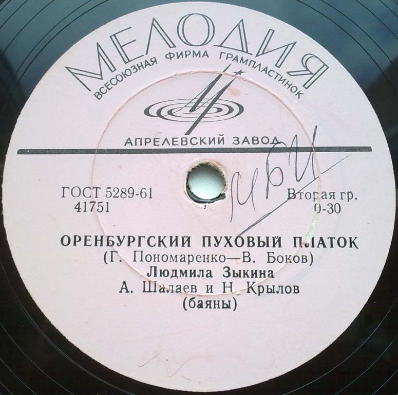 Людмила Зыкина - Оренбургский платок / Милая мама