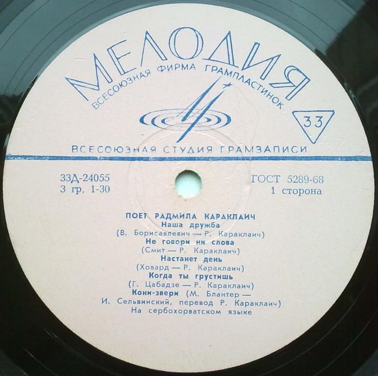 КАРАКЛАИЧ Радмила (Югославия)