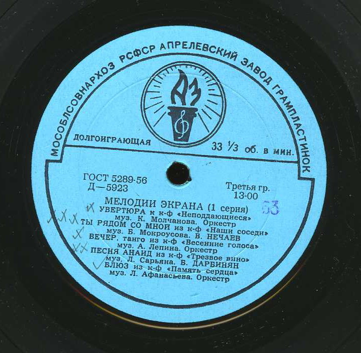 Мелодии экрана (1 серия)