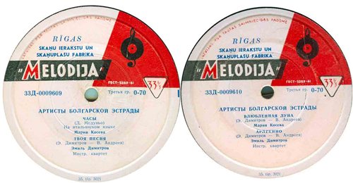 Артисты болгарской эстрады