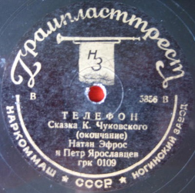 Н. Эфрос и П. Ярославцев – Сказка К. Чуковского „Телефон“