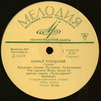К. Чуковский: Сказки (читает автор)