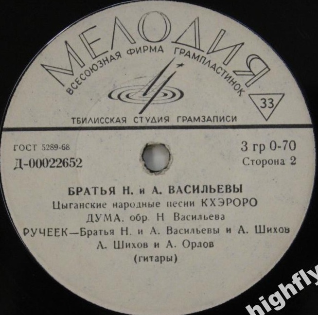 Братья Николай и Алексей ВАСИЛЬЕВЫ. Цыганские песни