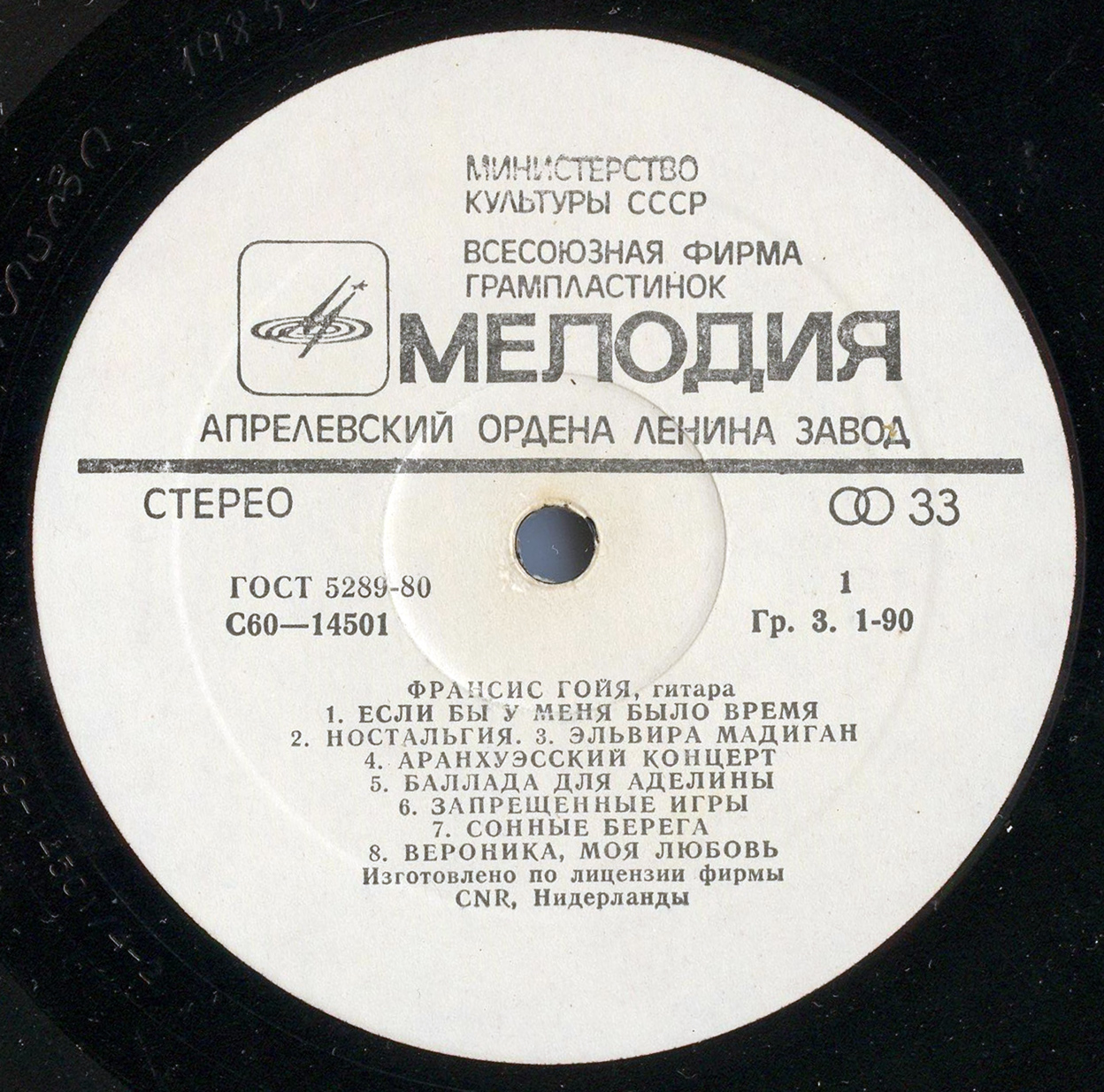 Франсис ГОЙЯ, гитара