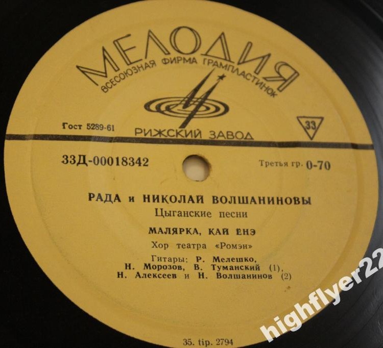 Рада и Николай Волшаниновы. Цыганские песни