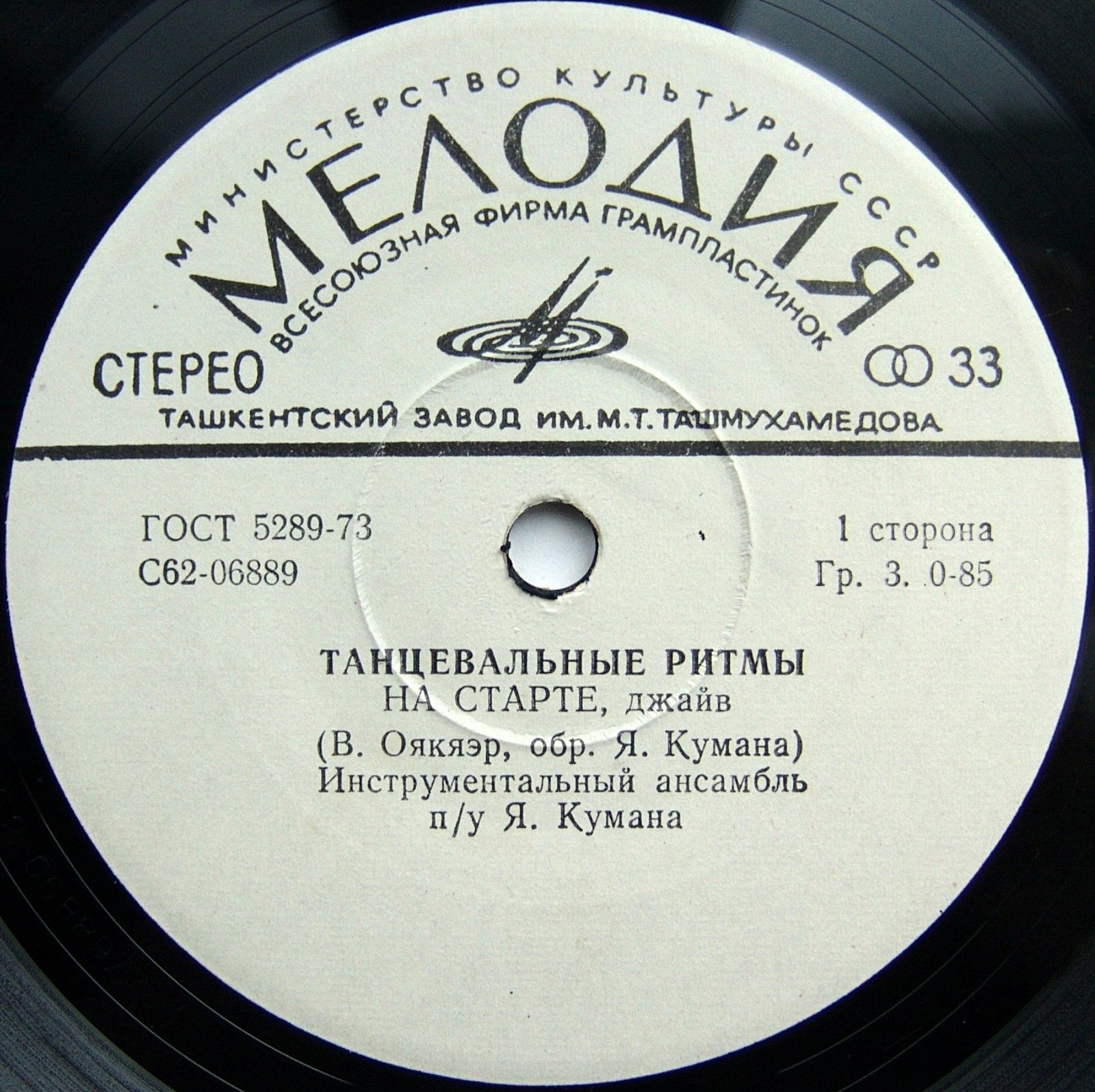 Tantsurütme I (Танцевальные ритмы I)